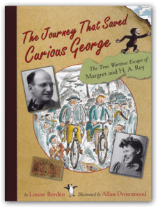 book cover of The Journey that Saved Curious George