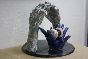 example of student art sculpture